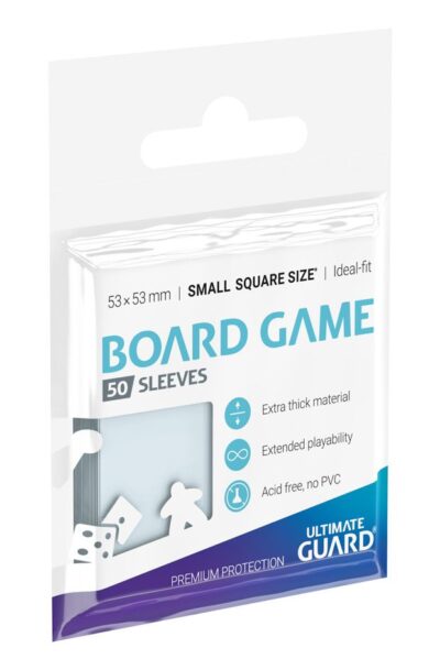 Ultimate Guard: Ultimate Guard Premium Sleeves für Brettspielkarten Quadratisch Klein (50)