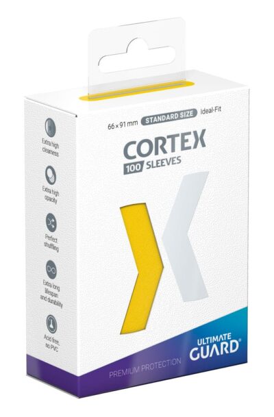 Ultimate Guard: Ultimate Guard Cortex Sleeves Standardgrösse Yellow (100)