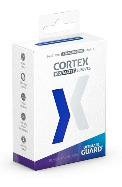 Ultimate Guard: Ultimate Guard Cortex Sleeves Standardgrösse Matt-Blau (100)