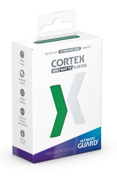 Ultimate Guard: Ultimate Guard Cortex Sleeves Standardgrösse Matt-Grün (100)