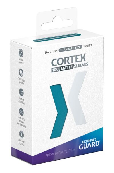 Ultimate Guard: Ultimate Guard Cortex Sleeves Standardgrösse Matt-Petrolblau (100)