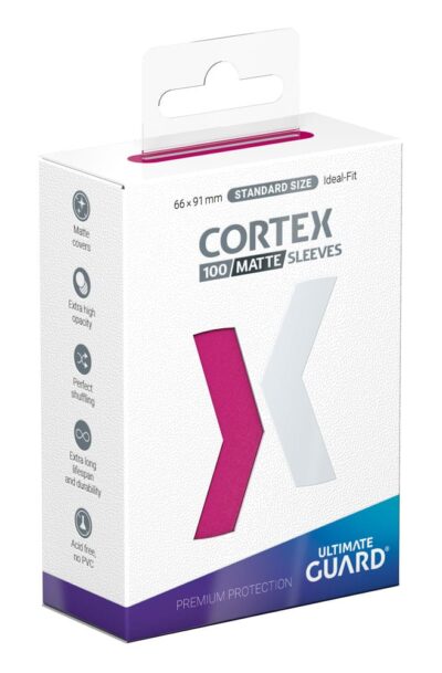 Ultimate Guard: Ultimate Guard Cortex Sleeves Standardgrösse Matte Pink (100)