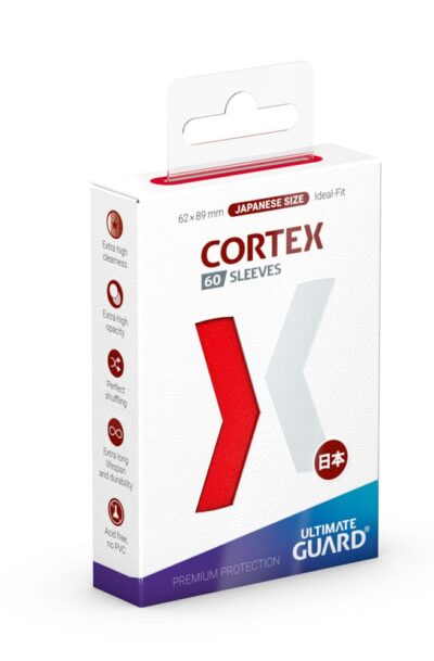 Ultimate Guard: Ultimate Guard Cortex Sleeves Japanische Grösse Rot (60)