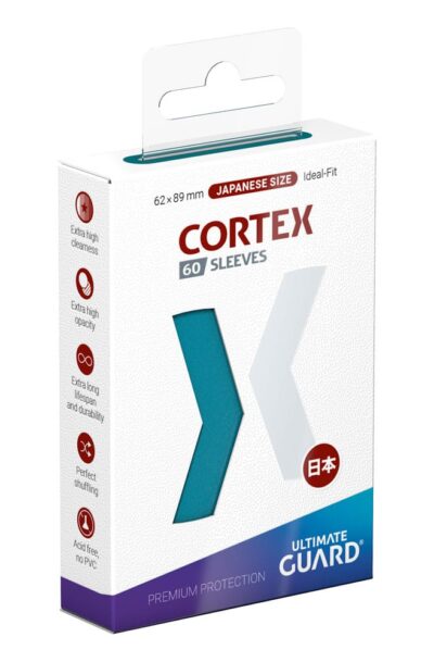 Ultimate Guard: Ultimate Guard Cortex Sleeves Japanese Size Petrol (60)