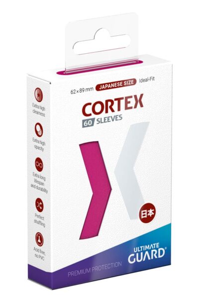 Ultimate Guard: Ultimate Guard Cortex Sleeves Japanische Grösse Pink (60)
