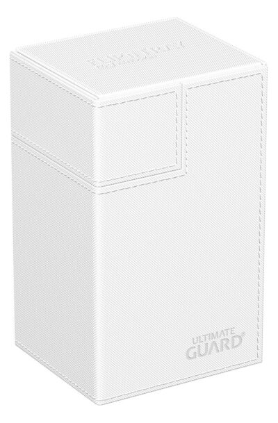 Ultimate Guard: Ultimate Guard Flip`n`Tray 80+ XenoSkin Monocolor Weiss