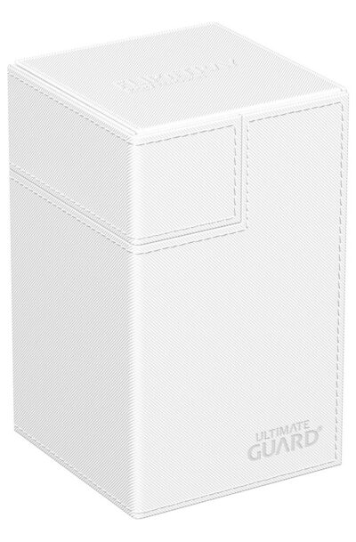 Ultimate Guard: Ultimate Guard Flip`n`Tray 100+ XenoSkin Monocolor Weiss
