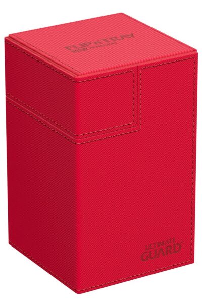 Ultimate Guard: Ultimate Guard Flip`n`Tray 100+ XenoSkin Monocolor Rot
