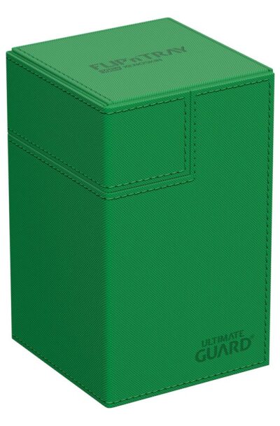 Ultimate Guard: Ultimate Guard Flip`n`Tray 100+ XenoSkin Monocolor Grün