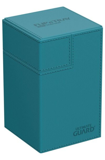 Ultimate Guard: Ultimate Guard Flip`n`Tray 100+ XenoSkin Monocolor Petrolblau
