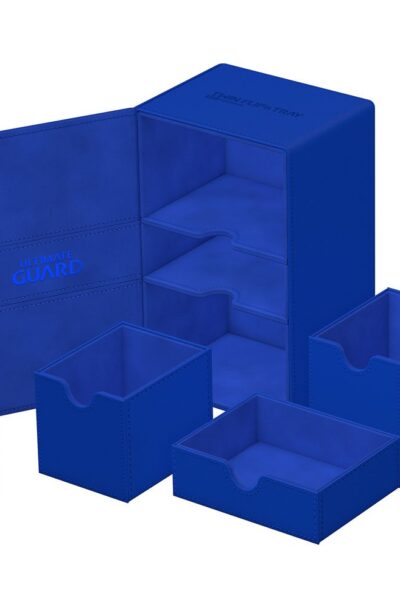 Ultimate Guard: Ultimate Guard Twin Flip`n`Tray 160+ XenoSkin Monocolor Blau