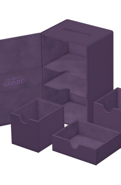 Ultimate Guard: Ultimate Guard Twin Flip`n`Tray 160+ XenoSkin Monocolor Violett