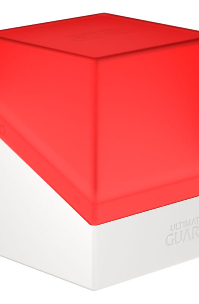 Ultimate Guard: Ultimate Guard Boulder Deck Case 100+ SYNERGY Rot/Weiss