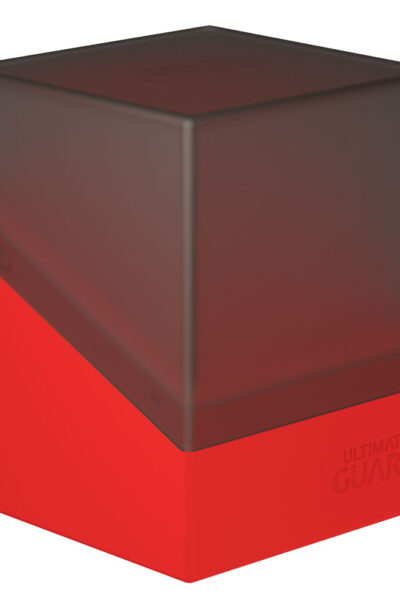 Ultimate Guard: Ultimate Guard Boulder Deck Case 100+ SYNERGY Schwarz/Rot