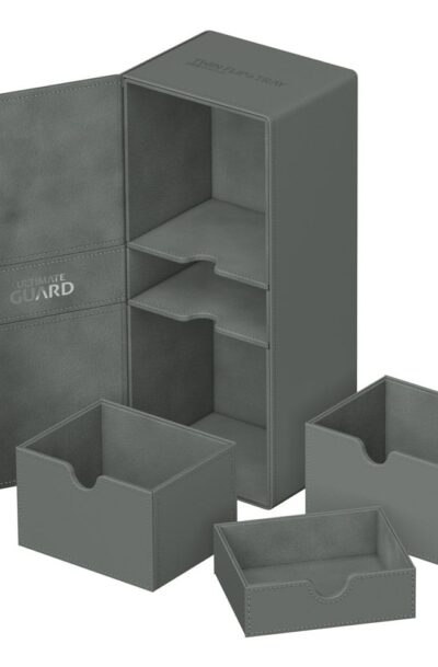 Ultimate Guard: Ultimate Guard Twin Flip`n`Tray 266+ Xenoskin Grau