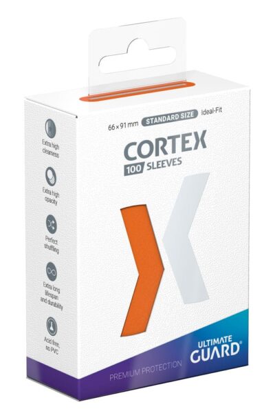 Ultimate Guard: Ultimate Guard Cortex Sleeves Standardgrösse Orange (100)