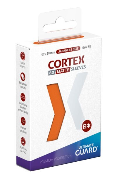 Ultimate Guard: Ultimate Guard Cortex Sleeves Japanese Size Matte Orange (60)
