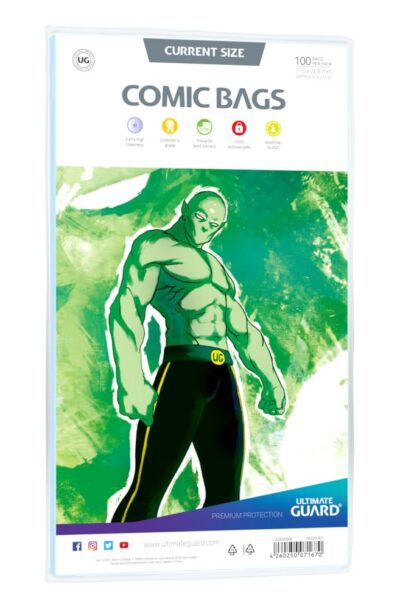 Ultimate Guard: Ultimate Guard Comic Bags Current Size (100)