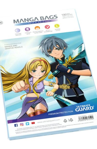 Ultimate Guard: Ultimate Guard Manga Bags wiederverschliessbar (100)