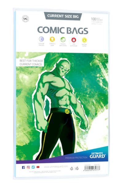 Ultimate Guard: Ultimate Guard Comic Bags BIG Current Size (100)