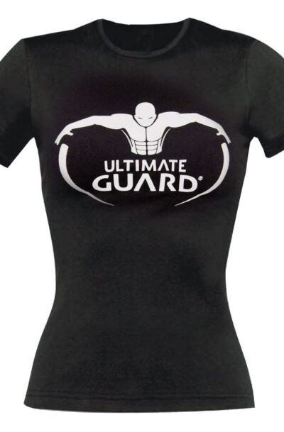 Ultimate Guard: Ultimate Guard Girlie T-Shirt Logo Schwarz Grösse M