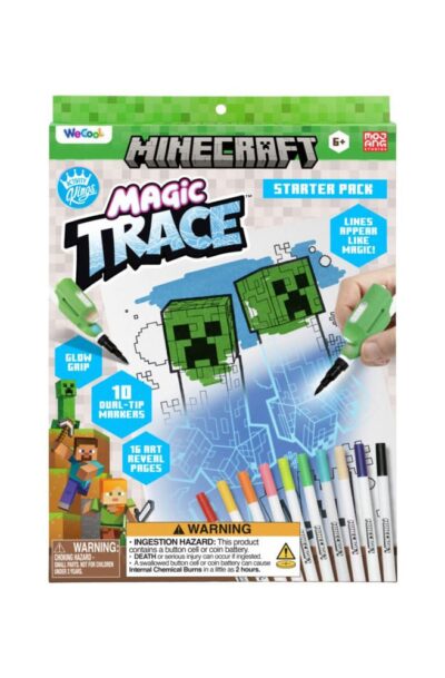 Paladone Products: Minecraft Stifte mit unsichtbarer Tinte Magic Trace Starter pack and refills