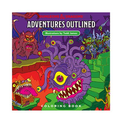 Wizards of the Coast: Dungeons & Dragons Adventures Outlined Malbuch