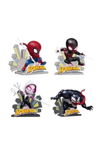 YuMe Toys: Marvel Hero Box Attack Series Minifiguren Spider-Man 8 cm Display (6)