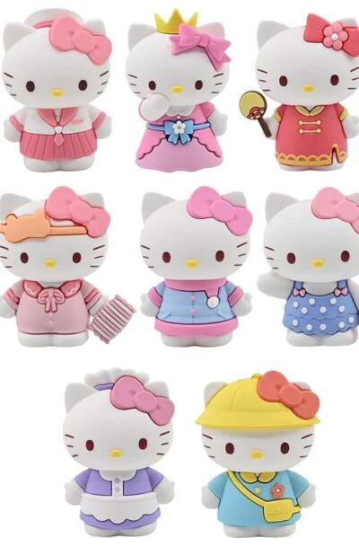 YuMe Toys: Sanrio Dress-Up Series Minifiguren Hello Kitty 7 cm Display (12)