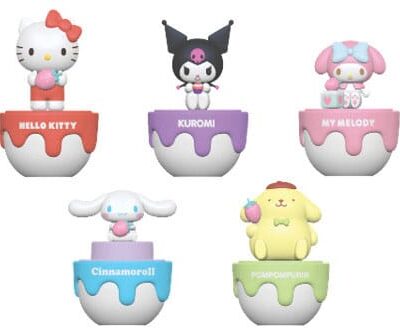 YuMe Toys: Sanrio Minifiguren Hello Kitty and Friends 50th Anniversary 8 cm Display (12)