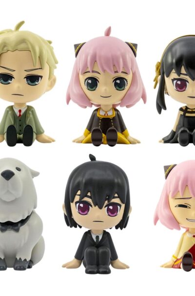 YuMe Toys: Spy x Family Bobble Hero Wackelkopf-Figuren (Window Box Ver.) 6 cm Display (12)