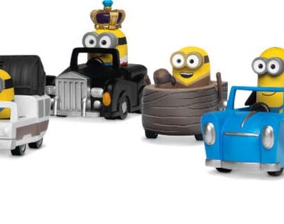 YuMe Toys: Minions Zoom Hero Rückzug-Fahrzeuge mit Figuren Display (12)