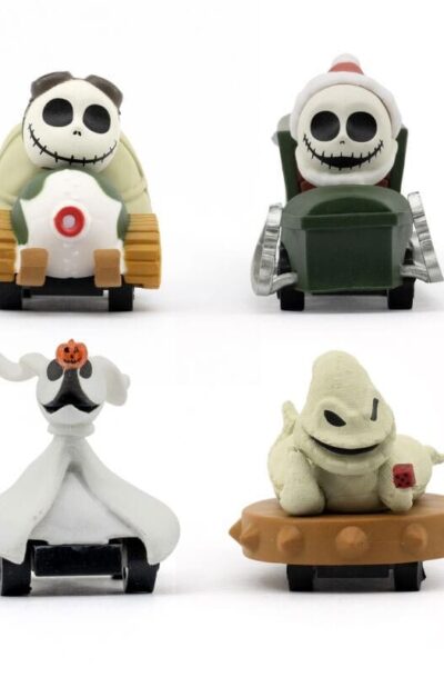 YuMe Toys: Nightmare Before Christmas Zoom Hero Rückzug-Fahrzeuge mit Figuren Display (12)