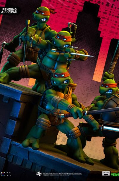 Iron Studios: Teenage Mutant Ninja Turtles "Turtles - Kevin Eastman Version" 1/10 Art Scale Statuen Bundle (Q2/2026)