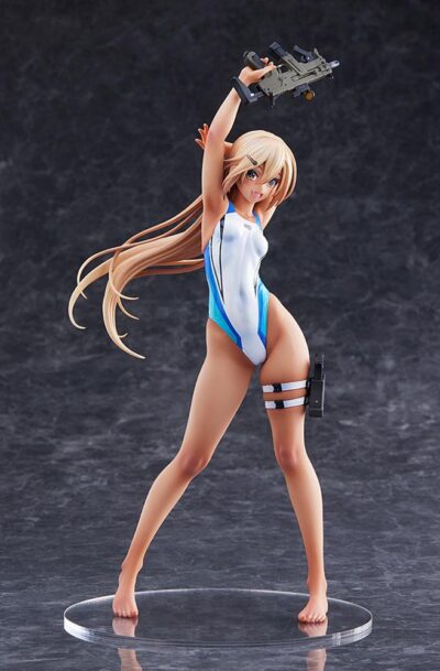 Amakuni: Arms Note PVC Statue 1/7 Kouhai-chan of the Swim Club Blue Line Swimsuit Ver. 29 cm