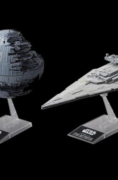 Bandai Star Wars: Star Wars Modellbausatz Death Star II & Imperial Star Destroyer