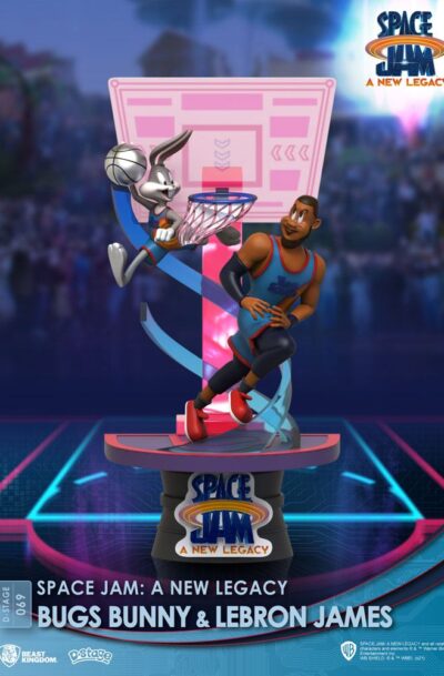 Space Jam: A New Legacy D-Stage PVC Diorama Bugs Bunny & Lebron James New Version 15 cm