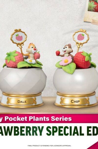 Beast Kingdom Toys: Disney Mini Diorama Stage Statuen Pocket Plants Series Strawberry Special Edition Set 12 cm