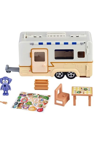 Moose Toys: Bluey Actionfigur mit Fahrzeug Bluey Caravan