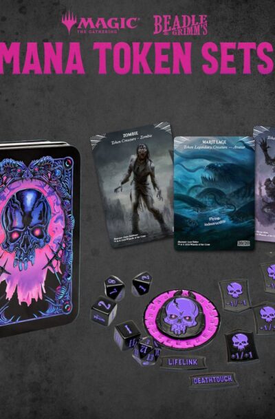 Beadle & Grimm´s: Magic the Gathering Dice and Token Pack Black Mana