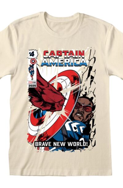 Heroes Inc: Captain America Brave New World T-Shirt Impact  Grösse S