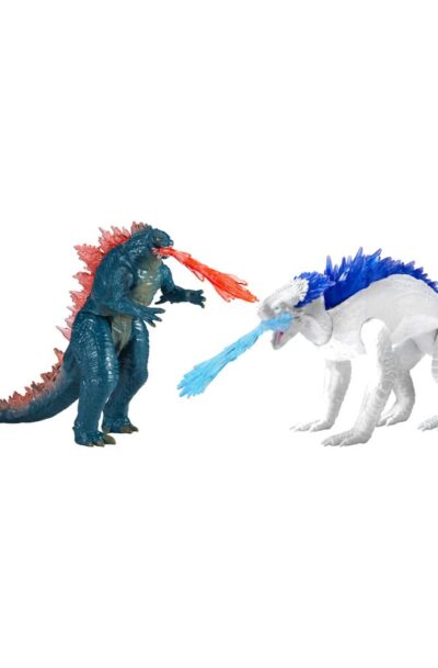 Godzilla x Kong: The New Empire Diorama 2er Pack Godzilla vs Shimo 15 cm