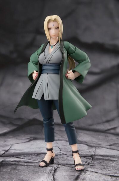 Bandai Tamashii Nations: Naruto S.H.Figuarts Actionfigur Tsunade The legendary Medical Ninja 14 cm