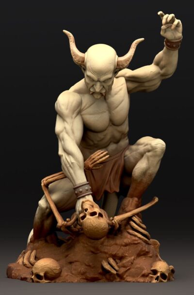 Cave Toys: Kreator Statue 1/10 Kreator Pleasure to Kill Album Ver. 13 cm