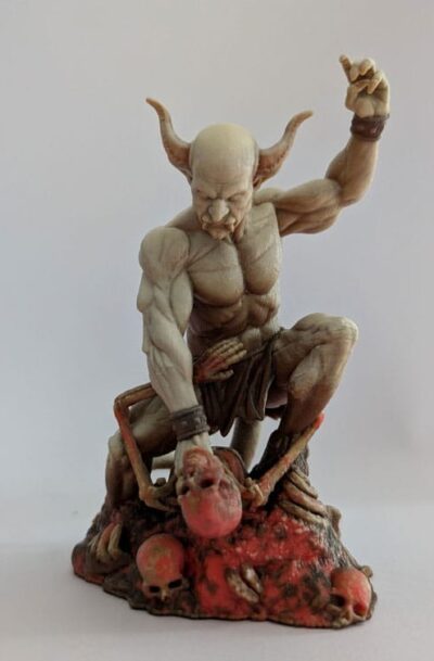 Cave Toys: Kreator Statue 1/10 Kreator Pleasure to Kill Bloody Ver. 13 cm