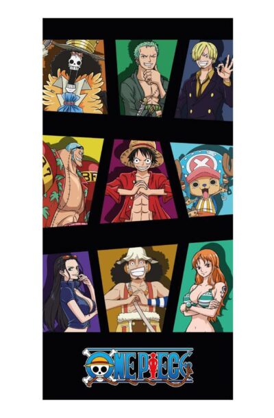 Cerdá: One Piece Premium Handtuch Strawhat Crew 70 x 140 cm