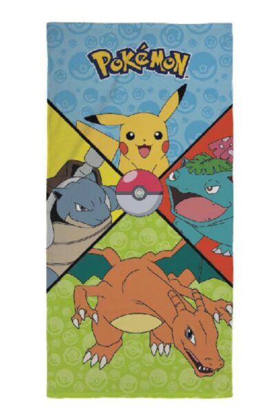 Cerdá: Pokemon Premium Handtuch Starter Pokemon 70 x 140 cm