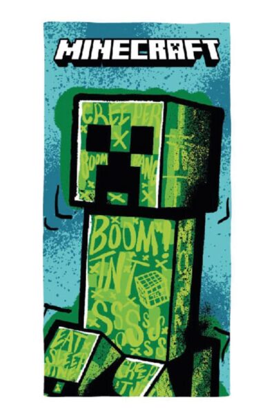 Cerdá: Minecraft Handtuch Premium Creeper 70 x 140 cm