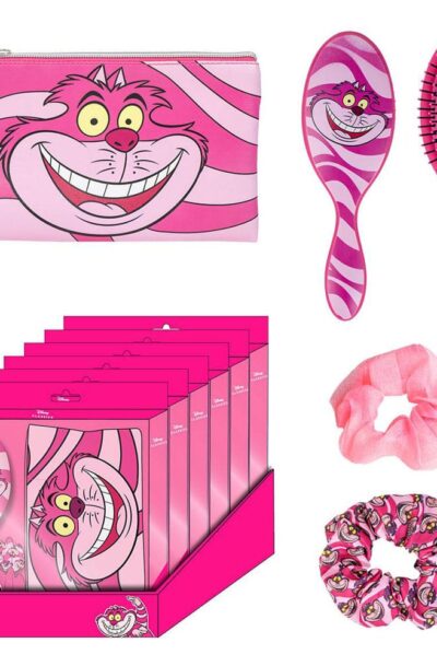 Cerdá: Disney Kosmetiktaschen 4er-Pack Alice im Wunderland Grinsekatze