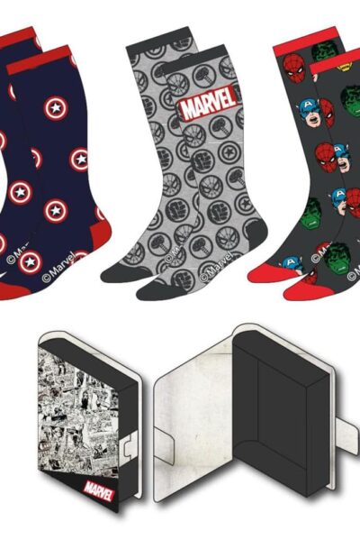 Cerdá: Marvel Socken 3er-Pack 38-45